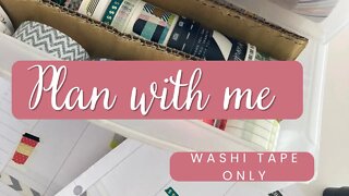 Plan With Me - Washi Only