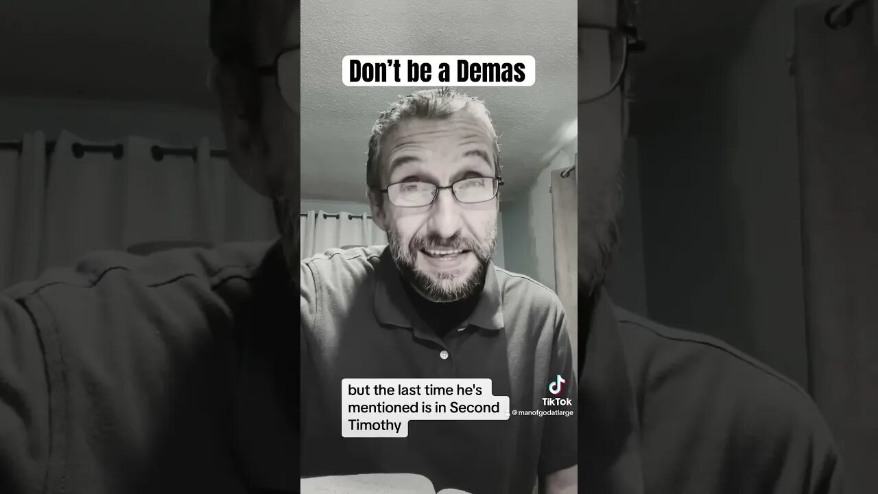 Don’t be a Demas #shorts #youtubeshorts #jesus #bible #shortvideo