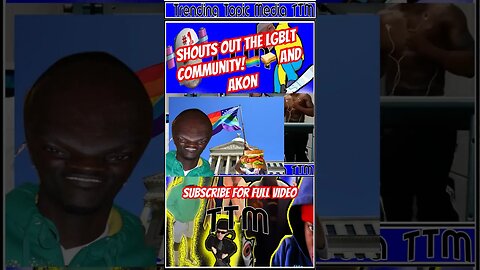 Shouts out the lgblt community!🏳️‍🌈🥪 and akon #comedy #rap #akon #50cent