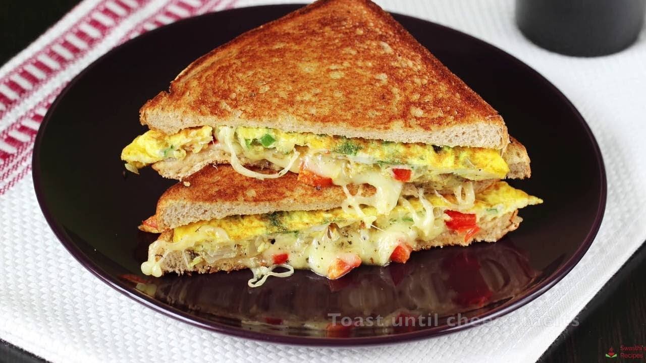 Fried egg sandwich | 10 mins egg breakfast recipe