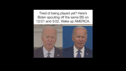 Biden Just Keeps Repeating The Same Speeches