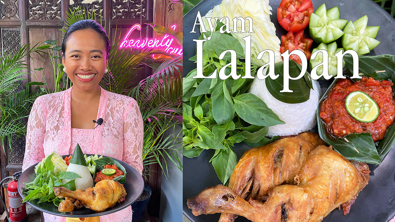 Lalapan Ayam, Indonesian Fried Chicken with Sambal 😊