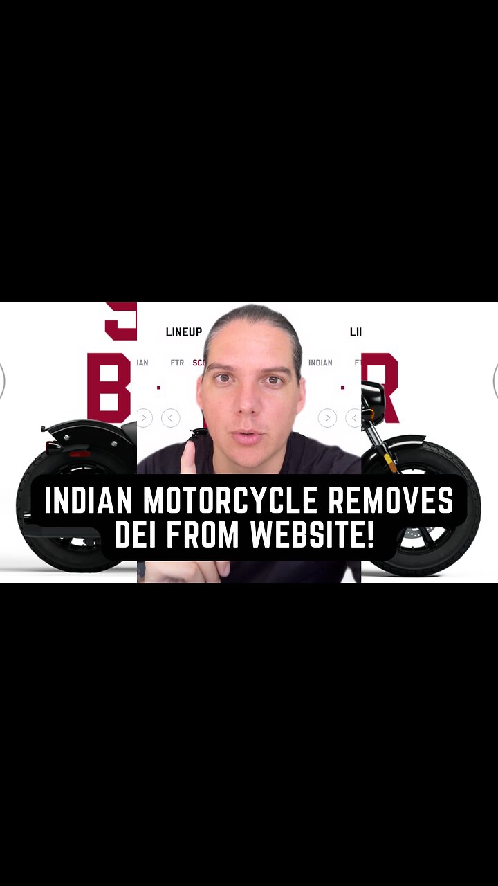 Indian Motorcycle REMOVES DEI From Their Website, Stays Committed To American Bikes! 🔥