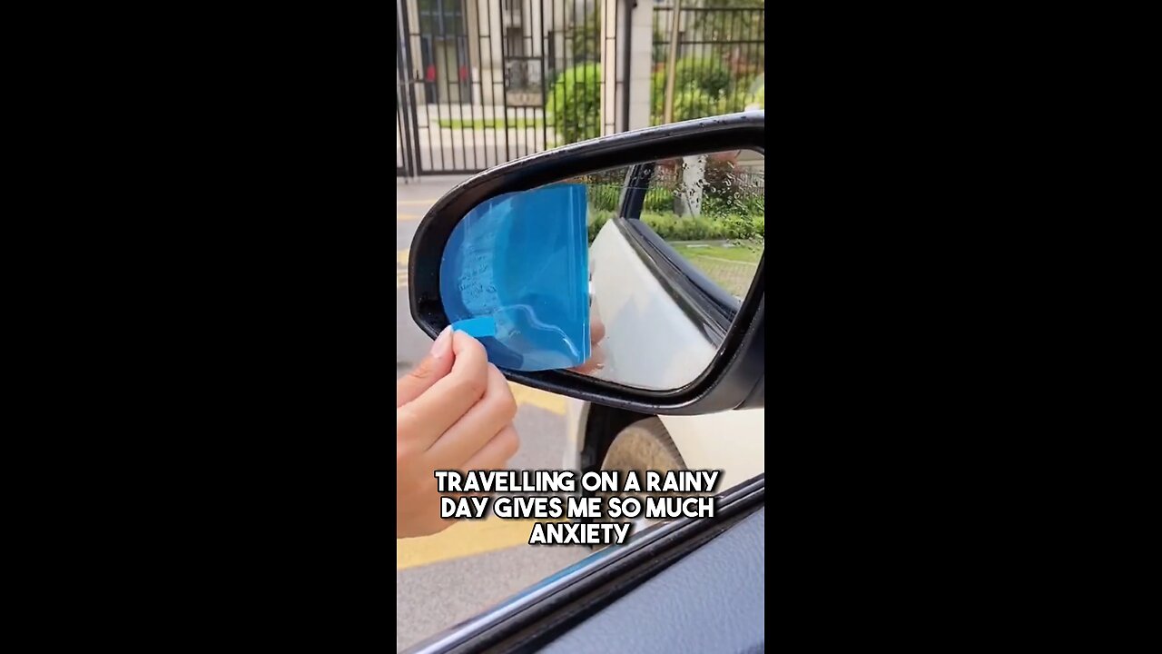 Driving hack! Keep your windows clear in the rain