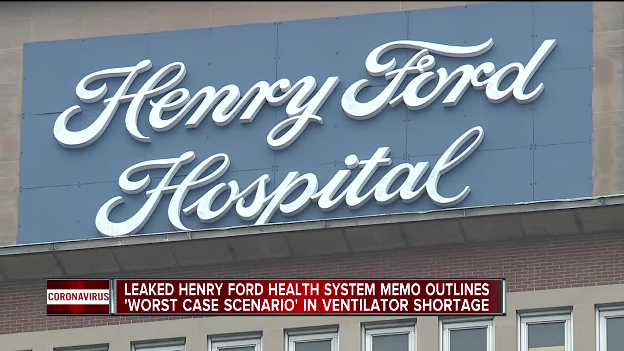 Henry Ford Hospital: Leaked memo is not an active policy but plan for 'worst case scenario'