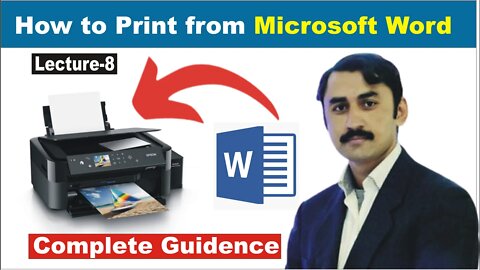 How to Print any document from any printer|how to print from computer to printer|SadarKhanTV