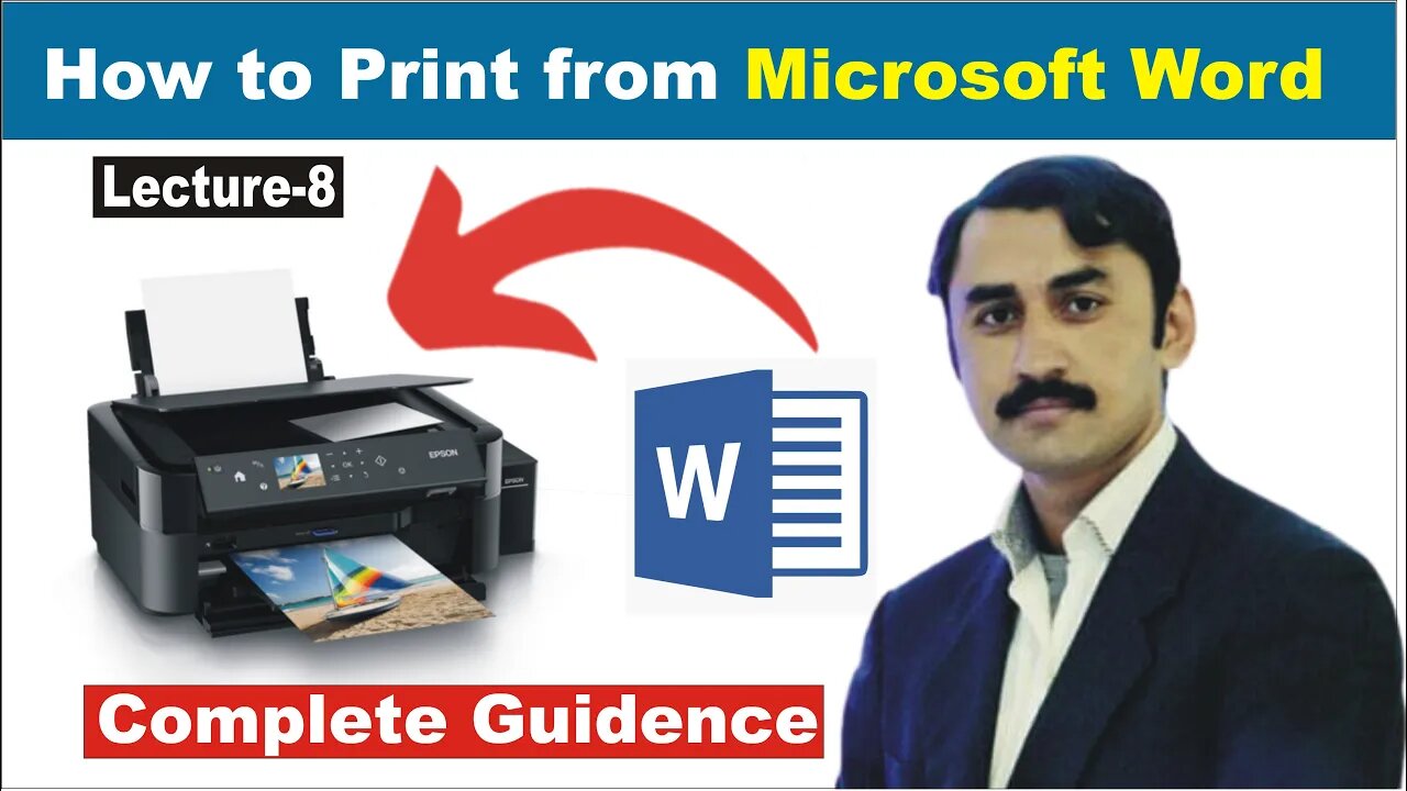 How to Print any document from any printer|how to print from computer to printer|SadarKhanTV