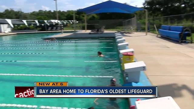 Florida's oldest certified lifeguard celebrates 85th birthday