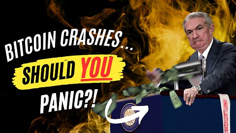 Bitcoin crashes... should YOU panic?! | Hot Takes