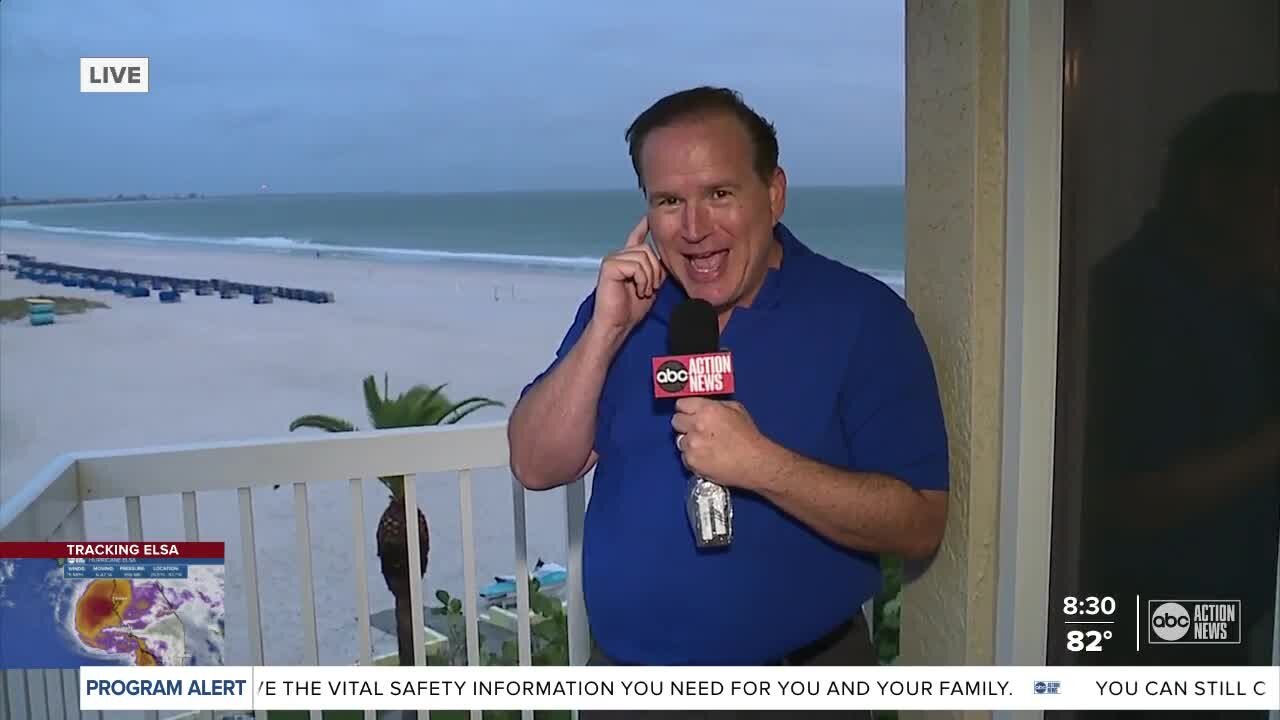 St. Pete starting to see high winds