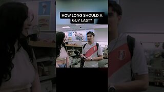 How Long Should A Guy Last? #shorts