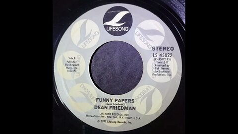 Dean Friedman - Funny Papers