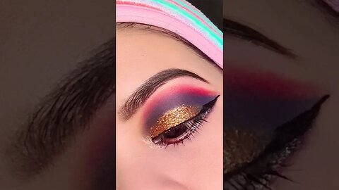 Eye Makeup Art Tutorial #shorts #trending #viral #eyemakeup #grwm #shortsvideo #fyp