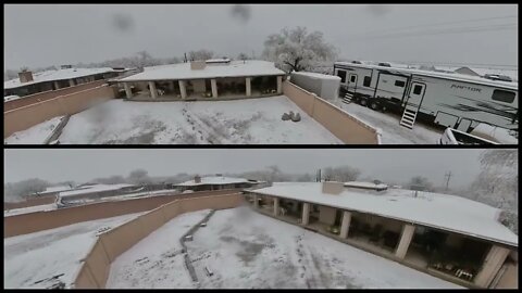 Snow in Tucson!