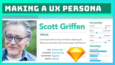 How to Make a UX User Persona Profile on the Sketch App for Mac | User Experience Design