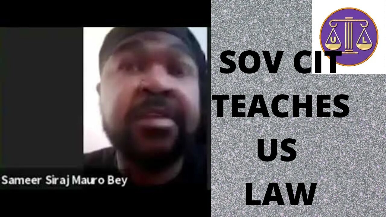 Sovereign Citizen Teaches Law