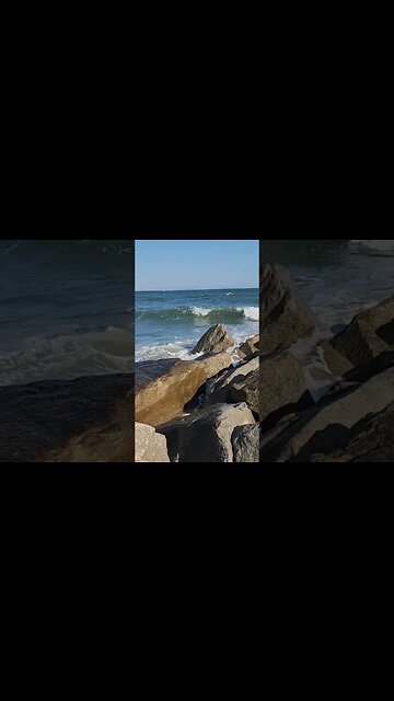 crashing waves #atlanticbeach