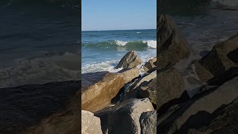 crashing waves #atlanticbeach