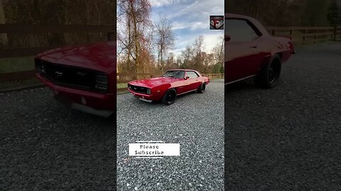 69 Camaro SS Super Charged Sound #shorts #cars #sounds