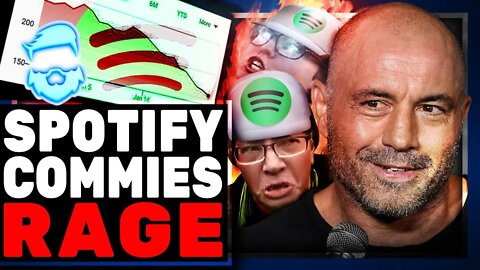 Raging Spotify Leftists EMBARASSED As Stock Rises After Siding With Joe Rogan & Their Boycott Fails!