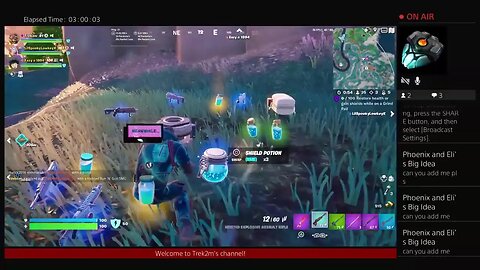 Trek2m is Playing Fortnite no Ideal What I'm doing sick and not feeling to well Day 569
