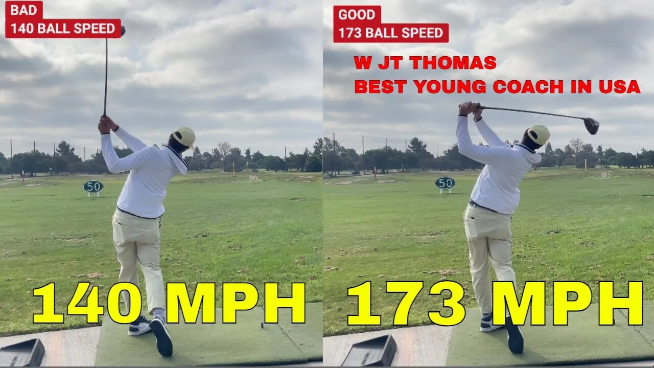 30mph MORE! The SLING SHOT 🌀 Golf Swing with JT Thomas #GOLF Coach