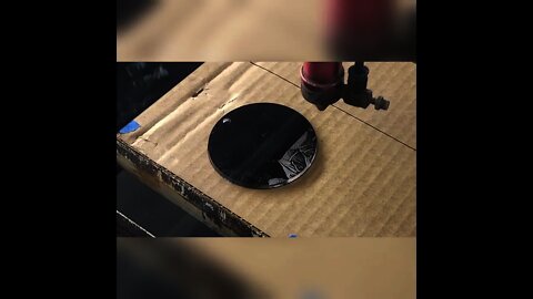 Laser Engraving a Johnny B, Spicy, Ornament