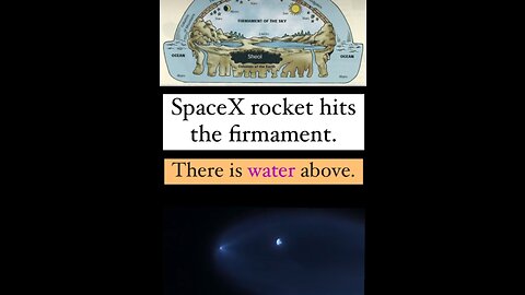 A space X rocket hits the firmament 😱😱‼️