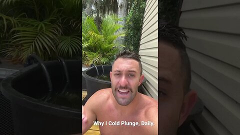 Benefits of Cold Plunging, Daily.