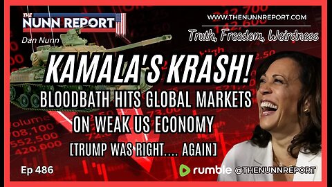 [Ep 486] Kamala’s Krash! Bloodbath in Global Markets on Weak US Economy | The Nunn Report