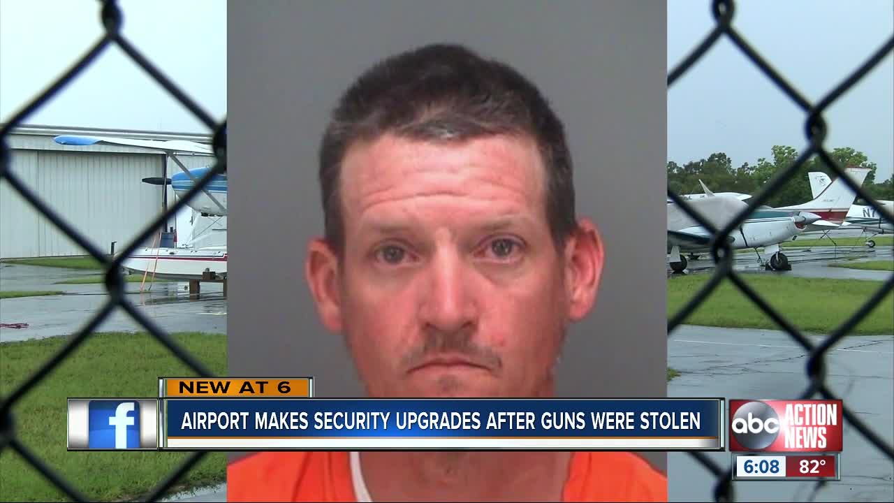 Airport makes security upgrades after guns were stolen
