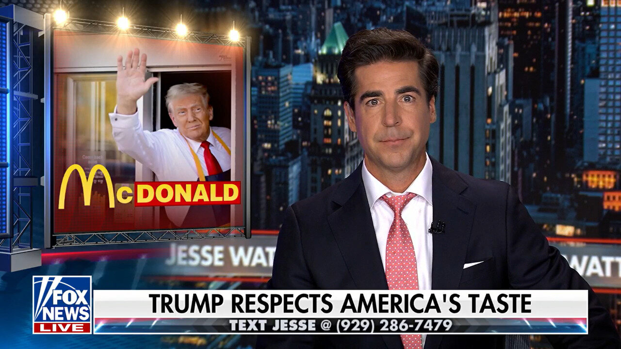 Jesse Watters: Trump Has A 'Middle Class' Food Palette