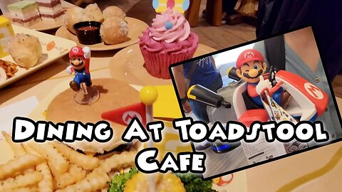 Dining At Toadstool Cafe In Super Nintendo World Universal Studios Hollywood