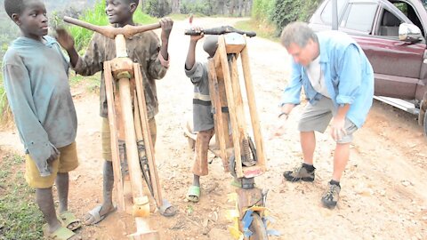 #Bikes​ made of Wood By Hand By Boys Along Lake Kivu