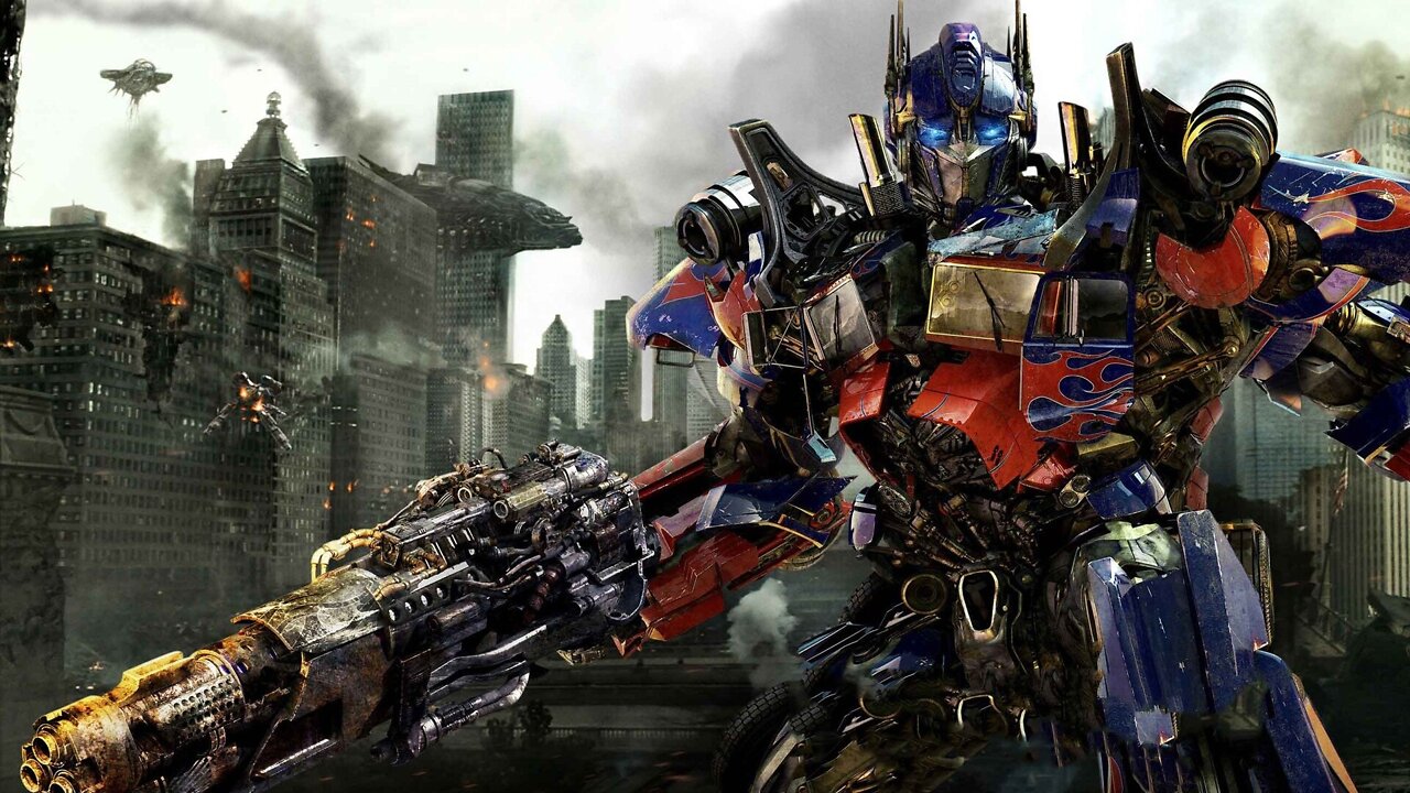 4K Transformer Optimus Prime enjoying his ride.