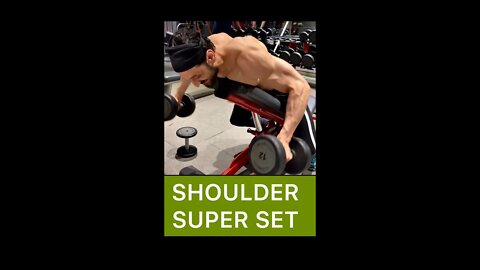 Have you tried this SUPER SET | Shoulder Workout #shorts