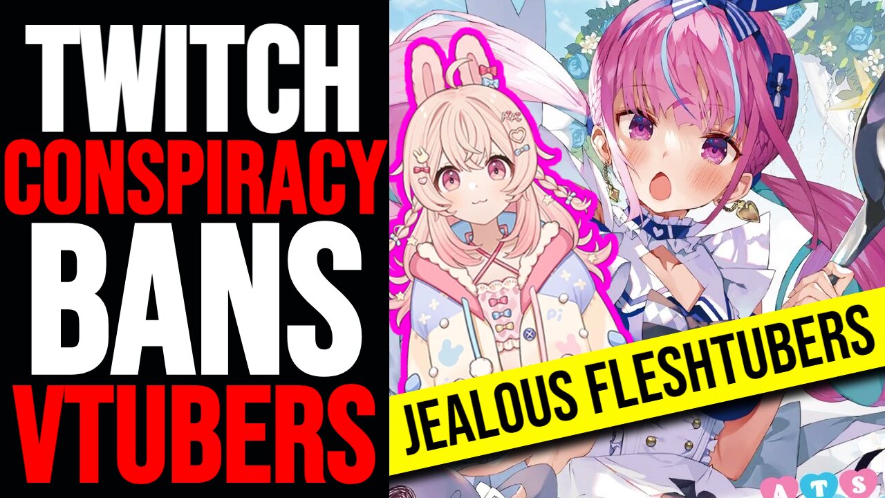 FREE THE VTUBERS! Twitch bans vtubers and nurture "pools, hot tubs, and beach" streamers 😡 WHY?!