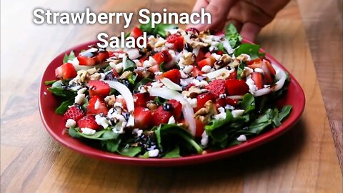 Strawberry Spinach Salad