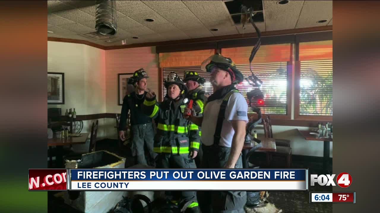 Fire crews contain fire in Fort Myers restaurant A/C unit