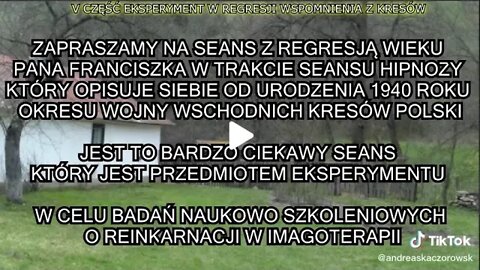 POWRÓT DO DZIECIŃSTWA,URODZIN,HIPNOZA MEDIALNA,TRANSOWA EKSPERYMENT W REGRESJI TV INFO 2022/CZĘŚĆ V/