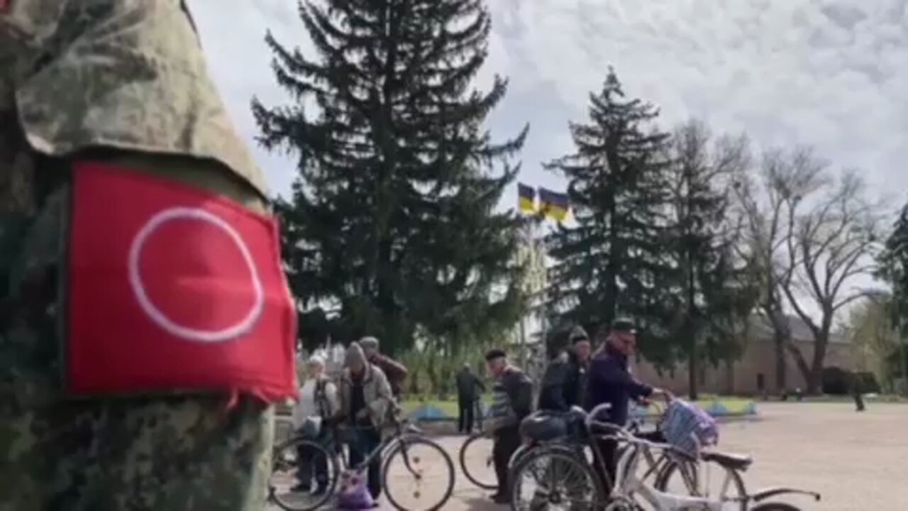 Russian servicemen delivered humanitarian aid to the Luhansk region