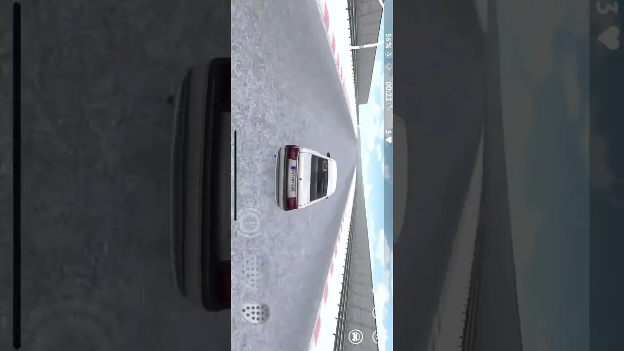 BeamNG, racing track for the first time, winter and snow