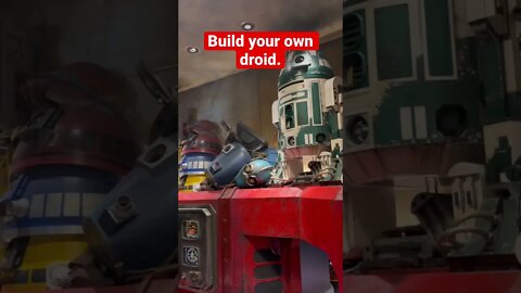 Build your own droid at Disneyland. ￼