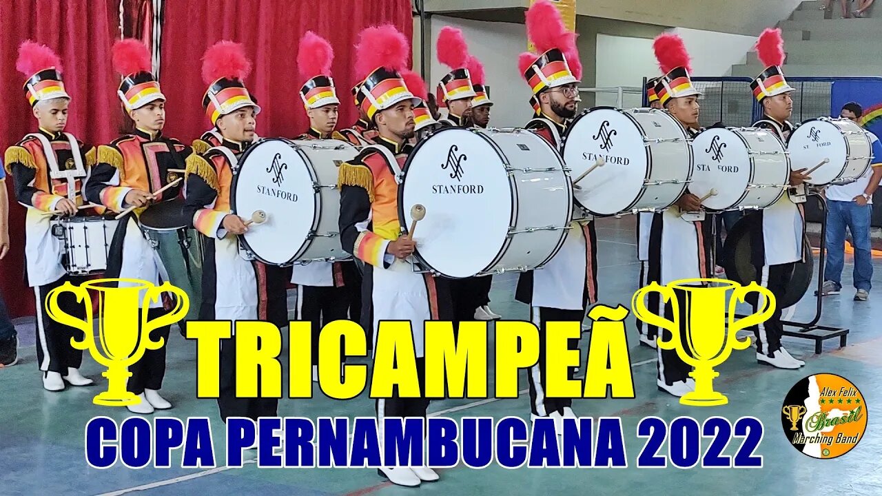 BANDA DE PERCUSSÃO EDITE MATOS 2022 NA ETAPA FINAL DA XIV COPA PERNAMBUCANA DE BANDAS E FANFARRAS