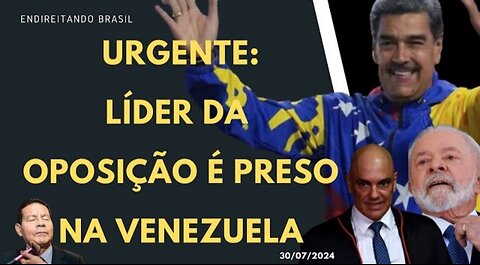 URGENTE: Líder da oposição é preso na Venezuela