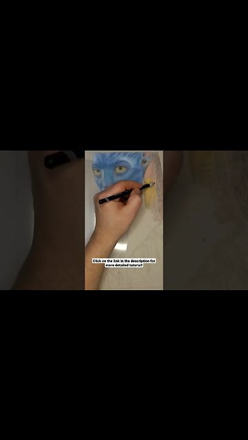 Neytiri Avatar speed drawing #shorts