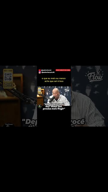 CLÓVIS DE BARROS: NÃO PRECISO MAIS FINGIR #shorts #clovisdebarrosfilho #clovisdebarros #flowpodcast