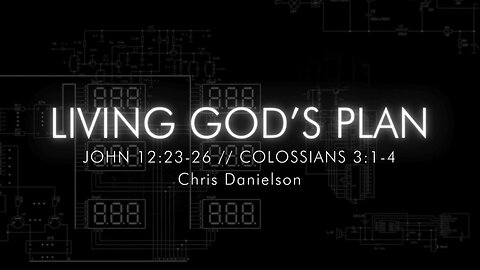 Living God's Plan