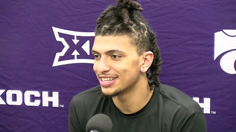 Kansas State Basketball | Mike McGuirl speaks to media ahead of playing Oklahoma | January 28, 2020