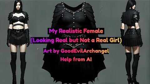 My Concept Art Combat Outfit Mini Skirt in Black Desert Online using AI Coding